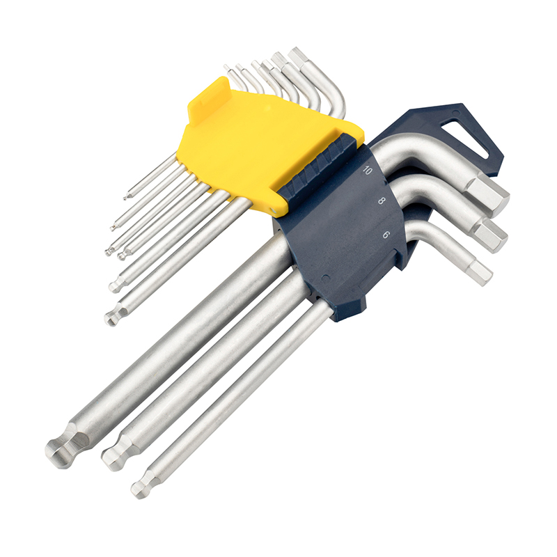 9pcs S2 圓柄球頭加長內(nèi)六角扳手組套