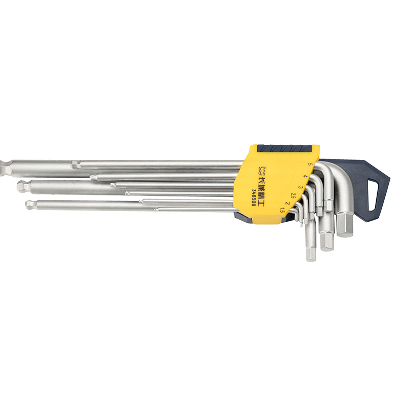 9pcs S2 圓柄球頭特長(zhǎng)內(nèi)六角扳手組套