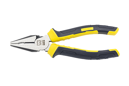 Great Wall Industrial-Grade German-Style Bi-Color Handle Combination Pliers，Labor-Saving