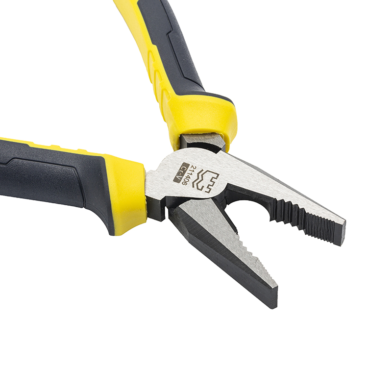 Great Wall Industrial-Grade German-Style Bi-Color Handle Combination Pliers，Labor-Saving