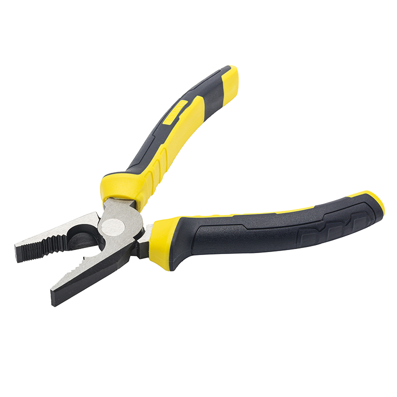 Great Wall Industrial-Grade German-Style Bi-Color Handle Combination Pliers，Labor-Saving